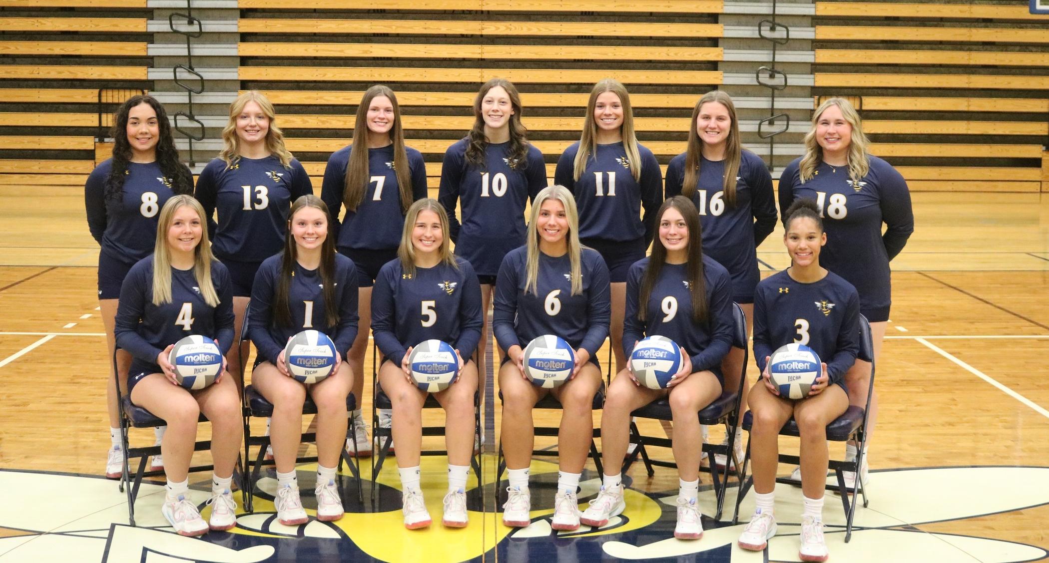 RCTC Volleyball rolls into NJCAA Semi-Finals with pair of wins